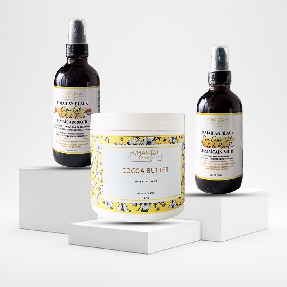 Gift Package-1 Cocoa BodyButter. 2 Hair Oils for $75-FREE shipping